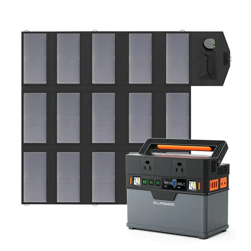 ALLPOWERS S300 Portable Power Station 300W 288Wh S300+SP012 100W Solar Panel