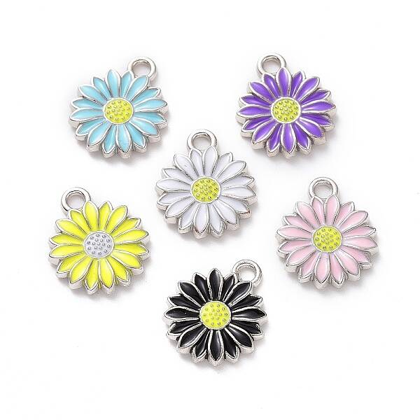 Alloy Enamel Pendants
