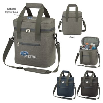 10 Custom Ace Cooler Bag - 24 Can Capacity & Padded Strap