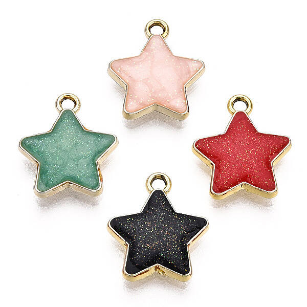 Alloy Enamel Pendants