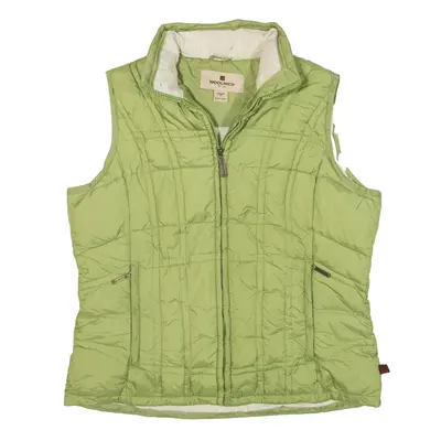 WOOLRICH Insulated Puffer Gilet Green Nylon Womens M