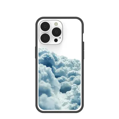 Clear Above the Clouds iPhone 13 Pro Case With Black Ridge
