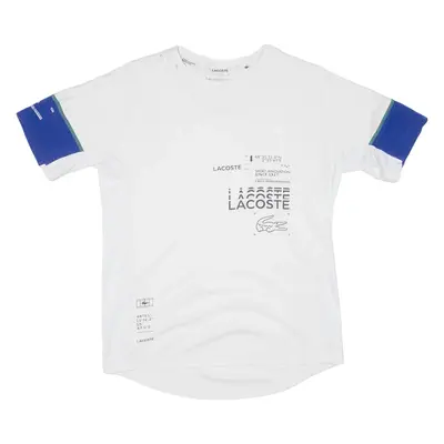 LACOSTE Mens T-Shirt White S