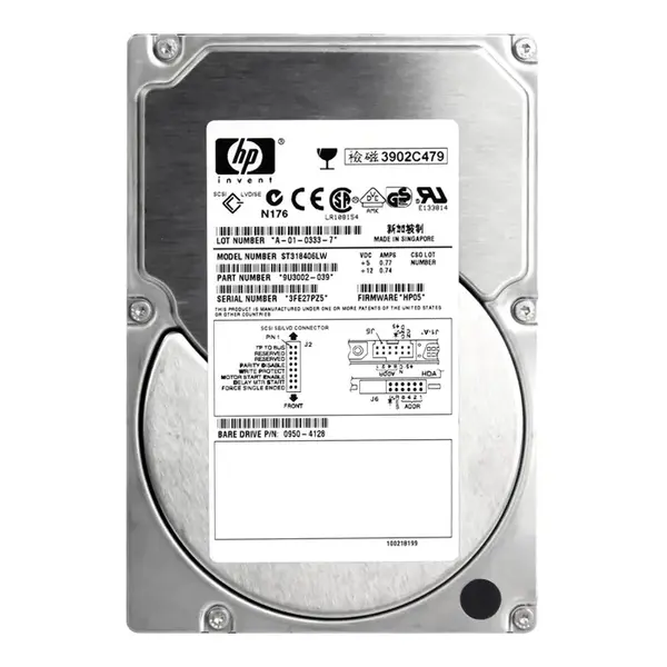 9U3002-039 Seagate 18.4GB Ultra-320 SCSI 10000 3.5-inch 4MB Hard Drive