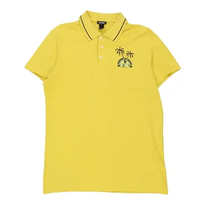 Just Cavalli Polo Shirt - XL Yellow Cotton