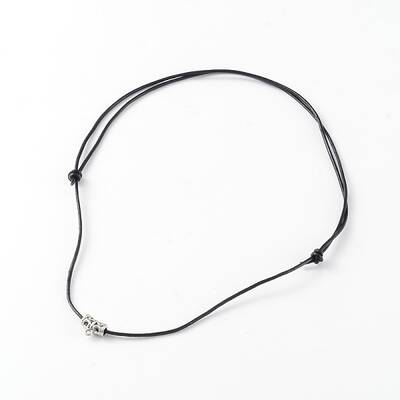 Adjustable Cowhide Leather Cord Pendant Necklaces