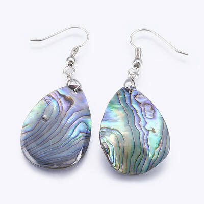 Abalone Shell/Paua Shell Dangle Earrings