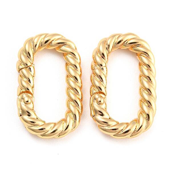 Brass Spring Gate Rings