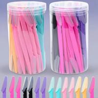 Eyebrow Razor Set, 30pcs/box Facial Eyebrow Trimmer, Hair Removal Shaver, Safe Blades Trimming Tools for Women, Makeup, Eyebr...