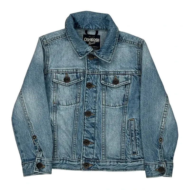 Age 4 Oshkosh Denim Jacket - 3XS Light Wash Cotton