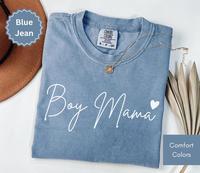 Comfort Colors Boy Mama Shirt Mothers Day Gifts for Mom to be Trendy Mom Shirt Mom Life Tee Mom Birthday Gift Cute Mom Tee Ma...