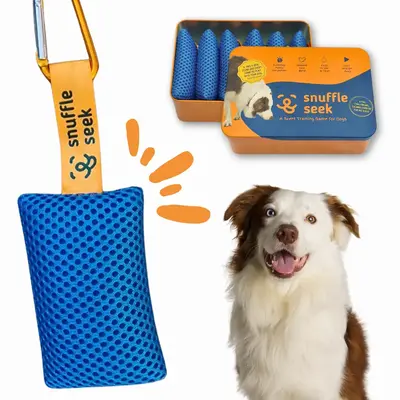 Snuffle Seek  |  Hide and Seek Dog Toys | Dog Sniffing Toys | Dog Games | Nose work for dogs | Dog Scent Training | Dog Enric...