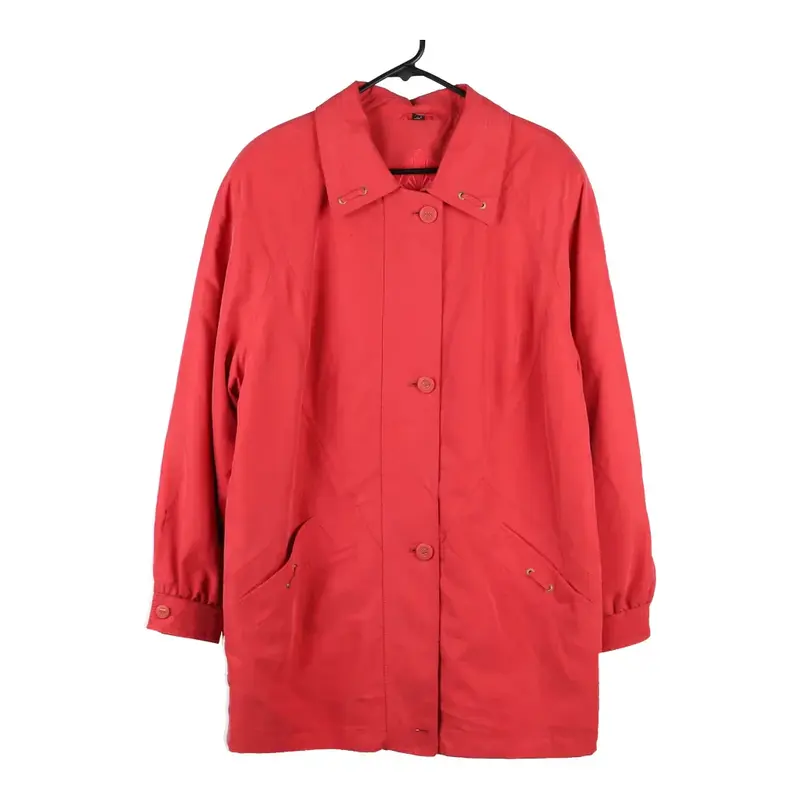 Unbranded Coat - Large Red Viscose Blend