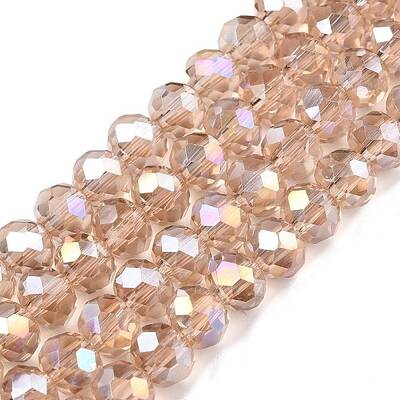 Electroplate Glass Beads Strands
