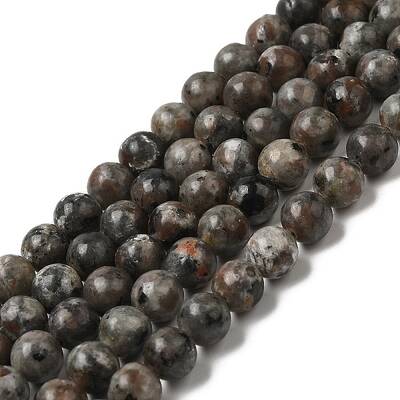 Natural Fluorescent Syenite Rock(Glow under UV Light) Beads Strands