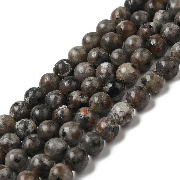 Natural Fluorescent Syenite Rock(Glow under UV Light) Beads Strands
