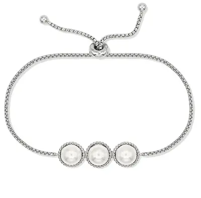 Engelsrufer Fascinating silver bracelet with pearls ERB-GLORY