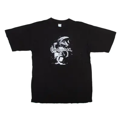FEI YANG Crossholder Mens Band T-Shirt Black L