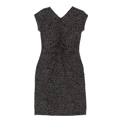 Armani Animal print Midi Dress - Medium Grey Polyester Blend | Size: medium