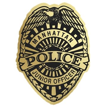 1 Promotional Badge Sticker on Roll | Police | 2 3/8