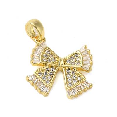 Brass Micro Pave Cubic Zirconia Pendants