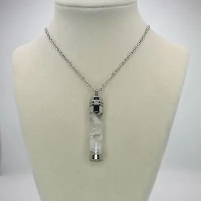 Quartz Moon Water Necklace