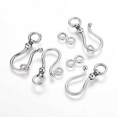 Tibetan Style S Hook Clasps