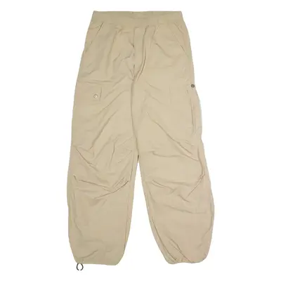 H&M Cuffed Cargo Boys Trousers Beige Regular Wide-Leg W30 L30