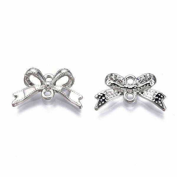 Rack Plating Alloy Connector Charms