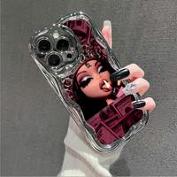 Elegant Luxury: A Fashionable Protective Phone Case with Luxurious Surface Treatment, Suitable for iPhone 16, 15, 14, 13, 12,...