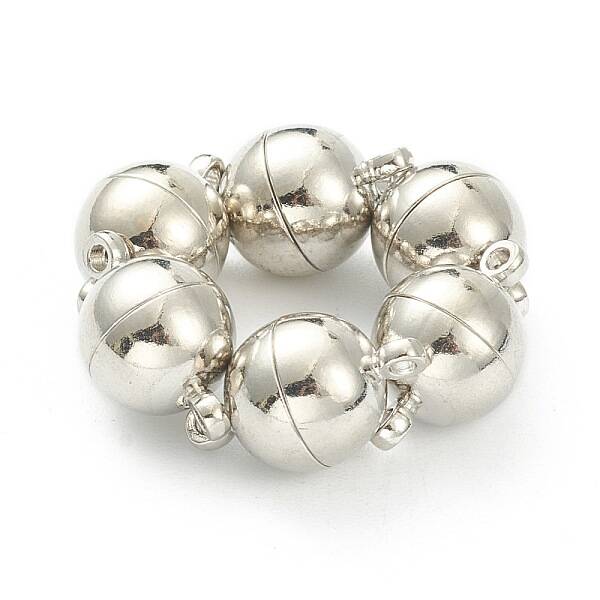 Brass Magnetic Clasps with Loops