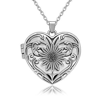 Alloy Heart Pendant Necklaces