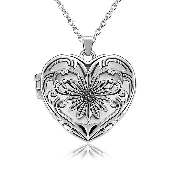Alloy Heart Pendant Necklaces