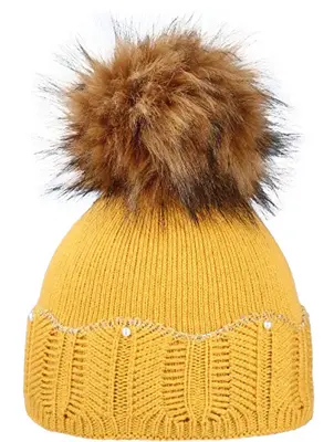 Capu Cappello Da Donna giallo senape