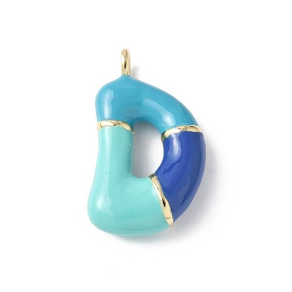 Brass Enamel Pendants