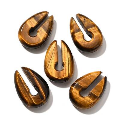 Natural Tiger Eye Ear Plugs Gauges