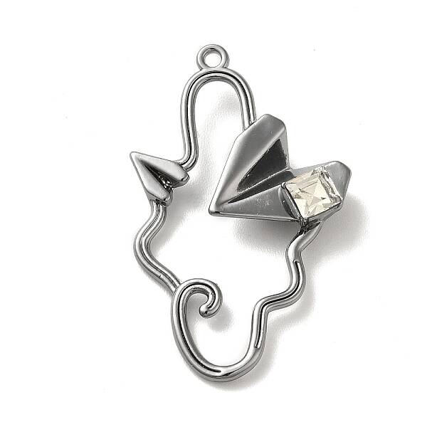 Glass Paper Plane Pendant