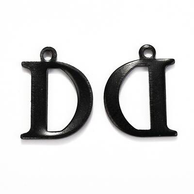 304 Stainless Steel Alphabet Charms