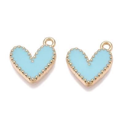Rack Plating Alloy Enamel Charms