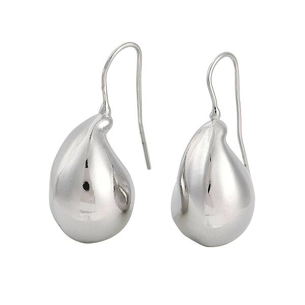 Teardrop Brass Dangle Earrings for Women