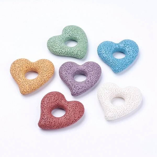 Natural Lava Rock Big Pendants