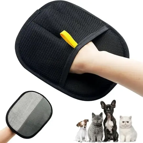 Pet Hair Remover Glove, Electrostatic Removal Gloves for Pet Hair, Pet Hair Remover Gloves for Dog & Cat, Reusable Pet Hair R...