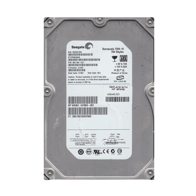 438445-001 HP 750GB 3Gb/s SATA 7200 3.5-inch 16MB Hard Drive