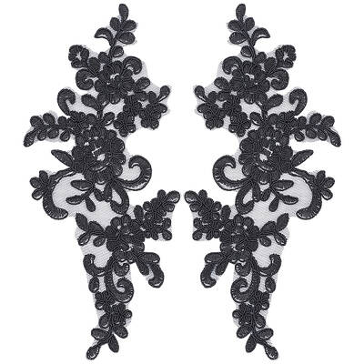 Flower Organgza Polyester Embroidery Ornament Accessories