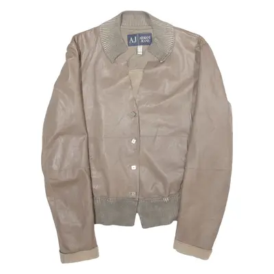 ARMANI JEANS Womens Jacket Brown S