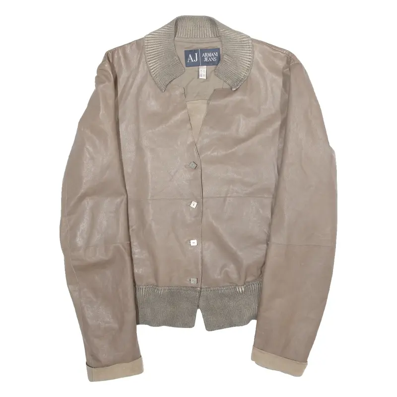 ARMANI JEANS Womens Jacket Brown S
