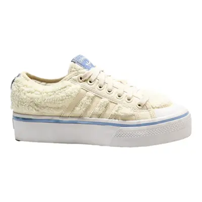 ADIDAS Platform Trainers Beige Synthetic Womens UK 8