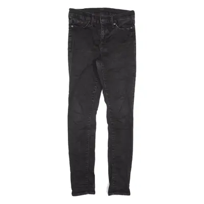 LEVI'S Jeans Black Denim Slim Skinny Womens W27 L30