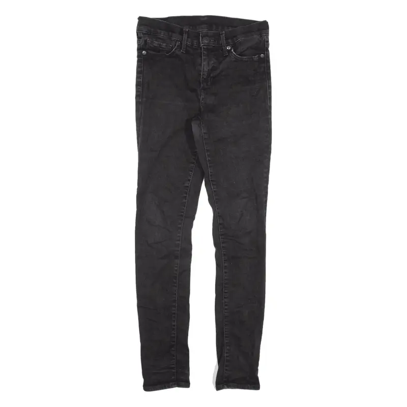 LEVI'S Jeans Black Denim Slim Skinny Womens W27 L30