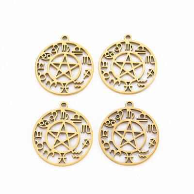 201 Stainless Steel Hollow Pendants